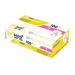 Latex Powder Free Examination Gloves, Small (Package of 100pcs) EnMed