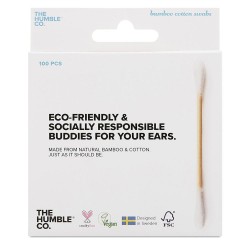 Natural Cotton Swabs White The Humble Co.  CB001