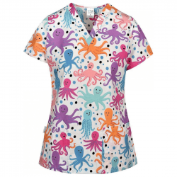 Medical Blouse Bambina Octopus for Women B-Well 400765