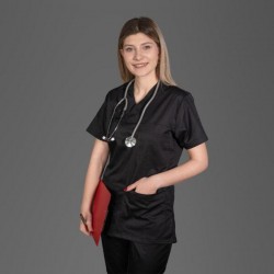 Ιατρική Νοσηλευτική Στολή Scrub Μαύρο DsWear