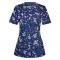 B-Well Carina Koala Medical Robe for Women in Blue Color