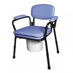 Toilet seat with Alfacare AC-520 Foam upholstery