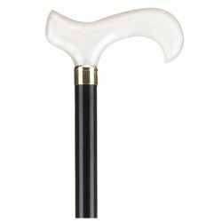 Stick Black With Derby Handle White Alfacare AC-837