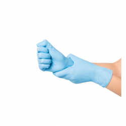 Сини нитрилни ръкавици, Hartmann Peha-Soft Fino Nitrile Examination Gloves Powder Free Blue Medium 150pcs