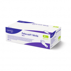 Сини нитрилни ръкавици, Hartmann Peha-Soft Fino Nitrile Examination Gloves Powder Free Blue 150pcs