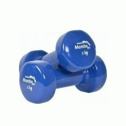 Mambo Coated Dumbell Vinyl Hand Dumbbell-3 kg Alfacare AC-3295
