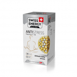 Βιταμίνη Antistress Platinum Μαγνήσιο + Β6 (30 Κάψουλες) Swiss Energy