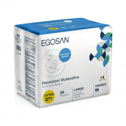 Πάνες Ακράτειας με Αυτοκόλλητο Egosan Vita Soft System All-In-One (Συσκευασία 30 Τεμαχίων) Large