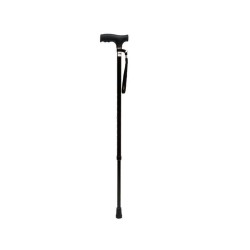 Aluminum Cane Adjustable Black Mobiak