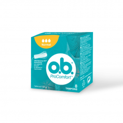OB ProComfort Normal Ταμπόν Μεσαίας Ροής (Συσκευασία 8 Τεμαχίων)