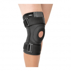 Επιγονατίδα με Οπή και Μπανέλες Μαύρο Vita Orthopaedics 06-2-073