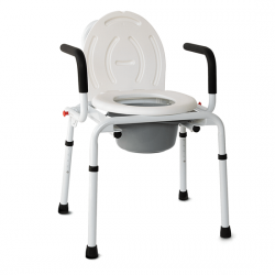 Waterproof Bath Chair With Folding Sides and Container WC Vita 09-2-118 WC "Drop Arm"