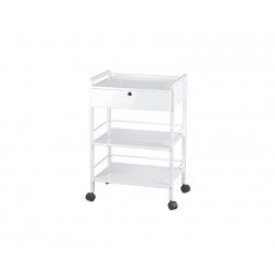 WEELKO Easy  White trolley with a metallic structure