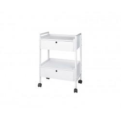 WEELKO Easy Plus White trolley with a metallic structure