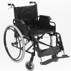 MOBIAKCARE Foldable Wheelchair with large wheels