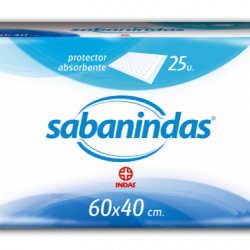 INDAS SABANINDAS Протектор  за легло при инконтиненция - 40x60см 25 броя