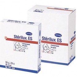 HARTMANN Sterilux ES non-sterile gauze pads with folded edges 7.5cm x 10 cm  17 threads 8ply 100 pcs